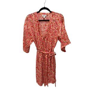 ABOUND Women Floral Wrap Mini Dress MEDIUM